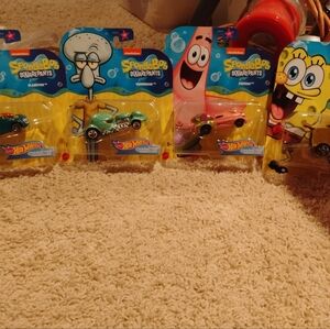 x SpongeBob SquarePants Car Collection